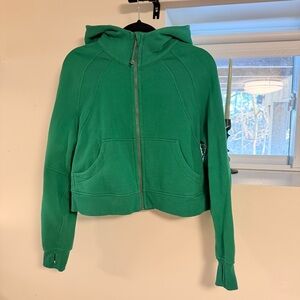 Lululemon Cropped Scuba Zip-Up Hoodie